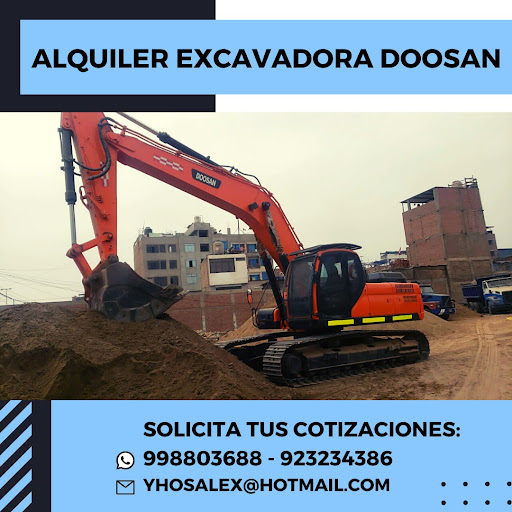 YHOSALEX SAC - Alquiler de maquinarias de construccion